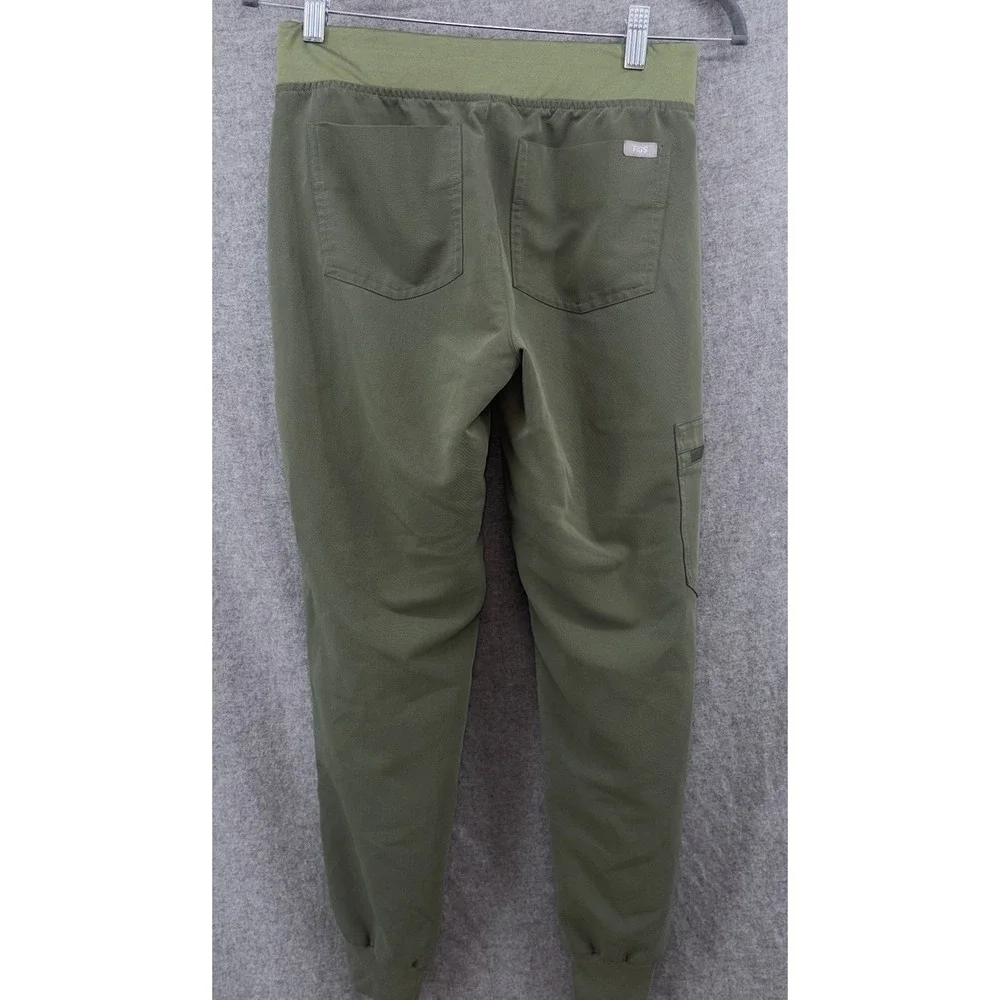 FIGS‎ Technical Collection Kade Cargo Scrub Pants Womens XS Army Green
